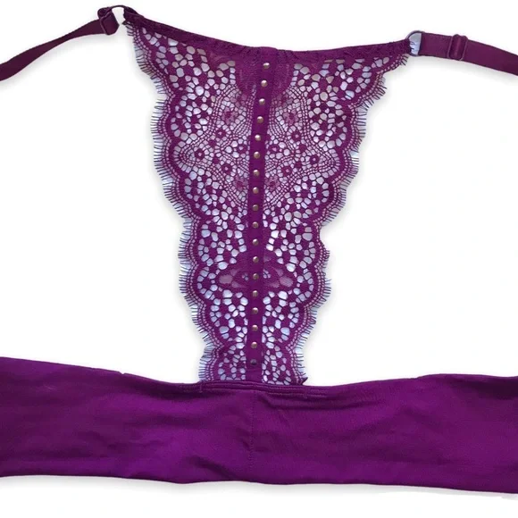 Victoria’s Secret push-up bra purple lace - Picture 4 of 9